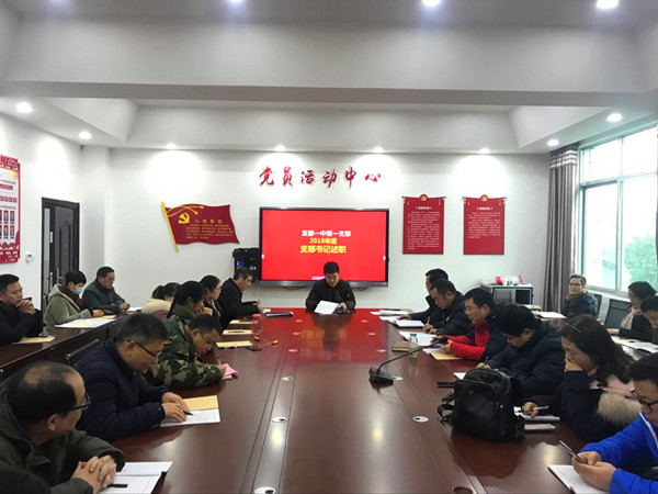 宜都一中党委开展二月支部主题党日活动